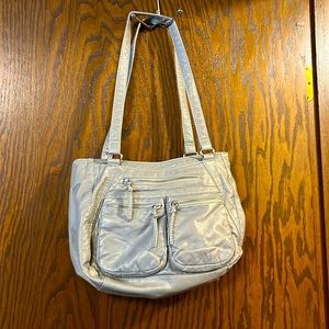 Bueno brand Silver Grey Shoulder Bag